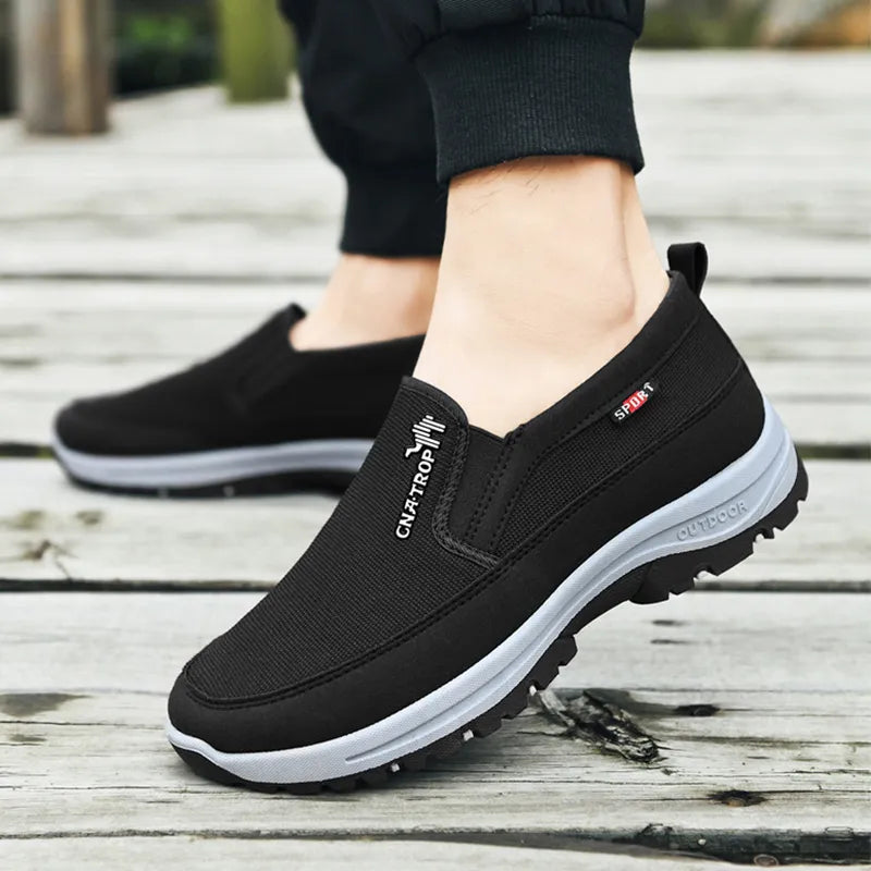 Damen Komfortschuhe Slip On Rutschfest Bequem Alltag Unterstützung