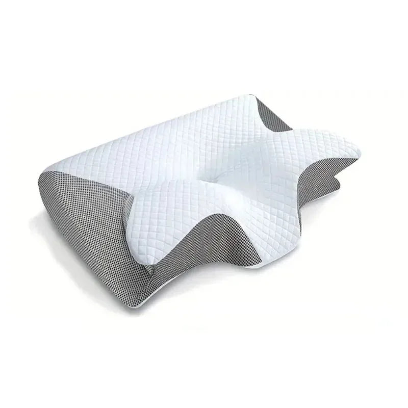 Orthopädisches Nackenkissen Schmetterlingsform Memory Foam ergonomisch mit langsamer Rückfederung