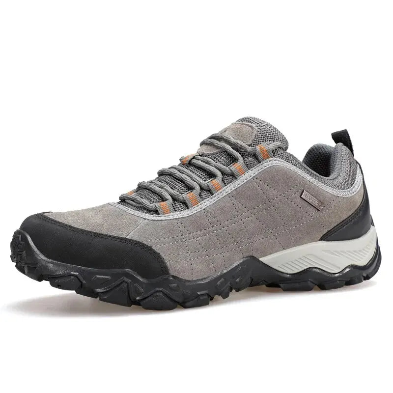 Herren Wanderschuhe Beige rutschfest atmungsaktiv Outdoor Trekkingschuhe mit Profilsohle