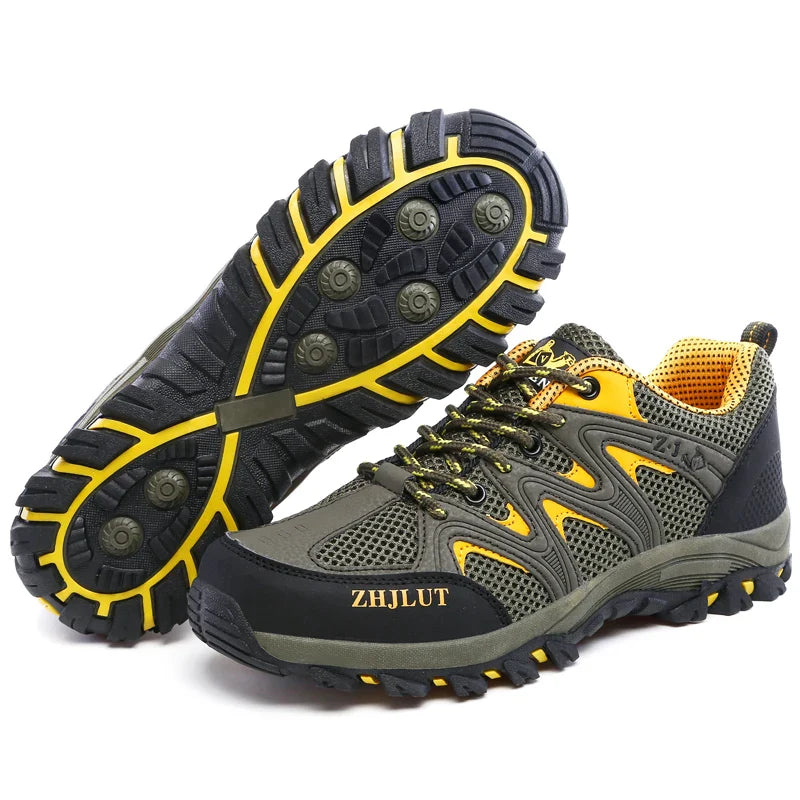Damen Wanderschuhe Rosa Weiß mit rutschfester Profilsohle Outdoor