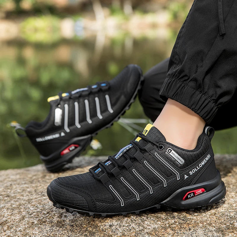 Herren Wanderschuhe wasserdicht, rutschfest, All-Terrain Outdoor Schuhe, Trekking, Camping, Jagd, Trainingsschuhe