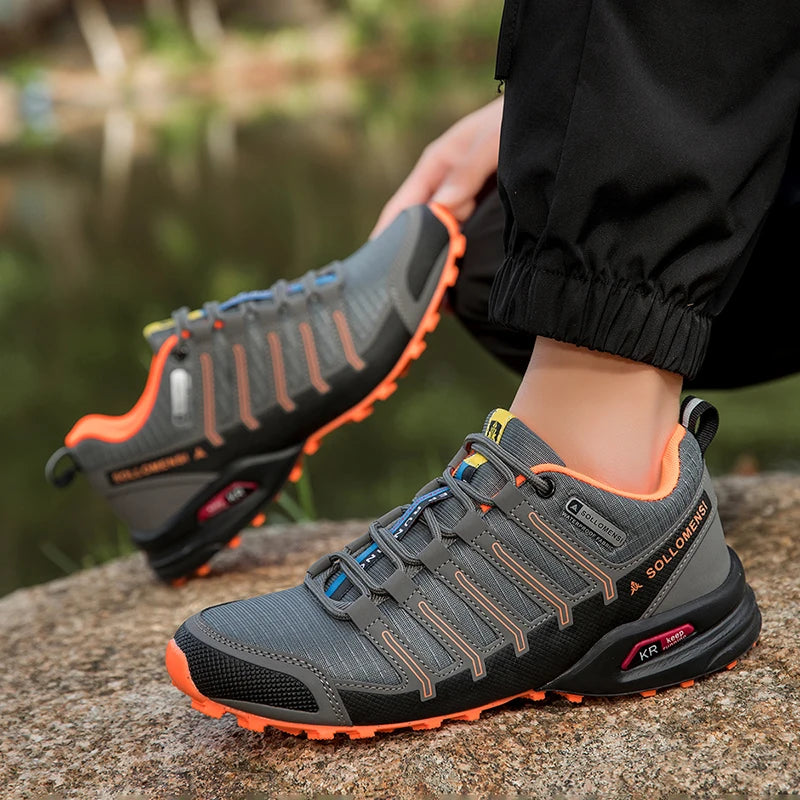 Herren Wanderschuhe wasserdicht, rutschfest, All-Terrain Outdoor Schuhe, Trekking, Camping, Jagd, Trainingsschuhe