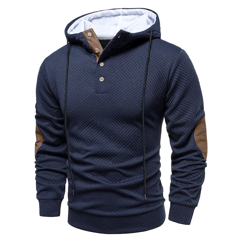 Herrenpullover Kapuzenleiste bequeme warme moderne Passform