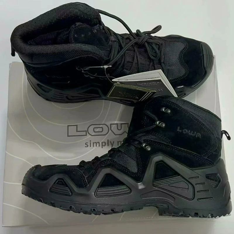 Herren Stiefel über Knöchel mit genähter Oberkonstruktion, robuster Alltagsschuh ohne Metallkappe