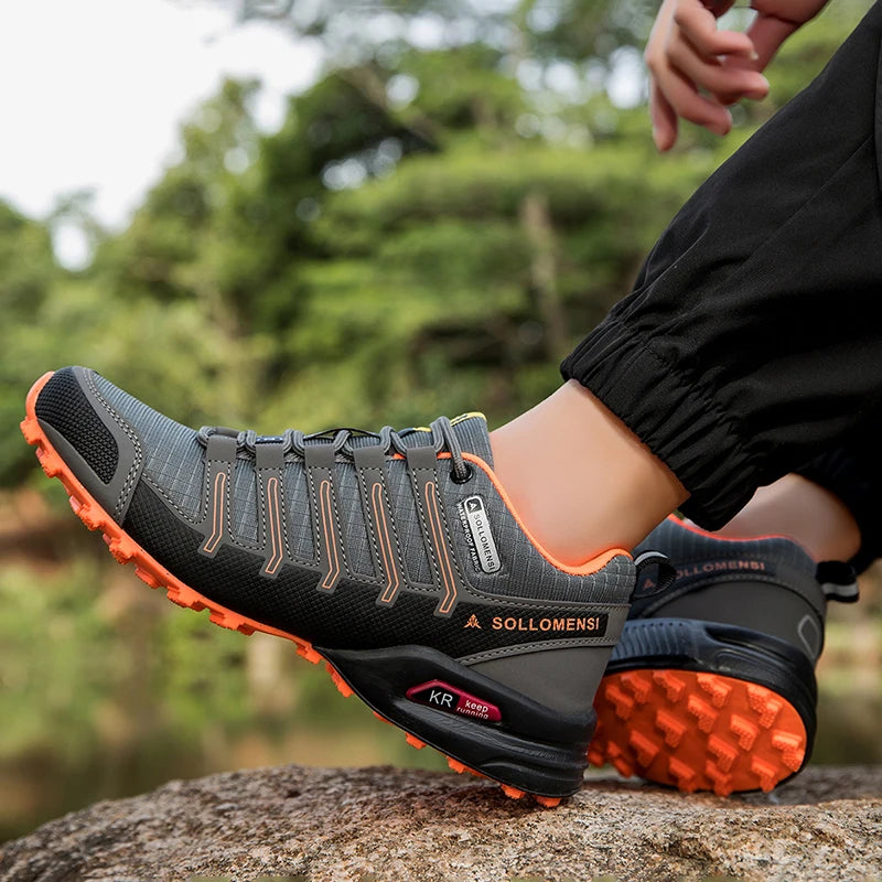 Herren Wanderschuhe wasserdicht, rutschfest, All-Terrain Outdoor Schuhe, Trekking, Camping, Jagd, Trainingsschuhe