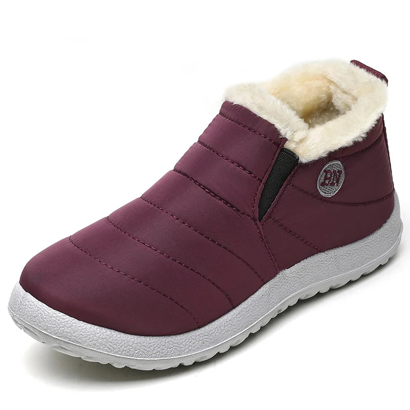 Herren Winterstiefel Slip-On wasserdicht gefüttert
