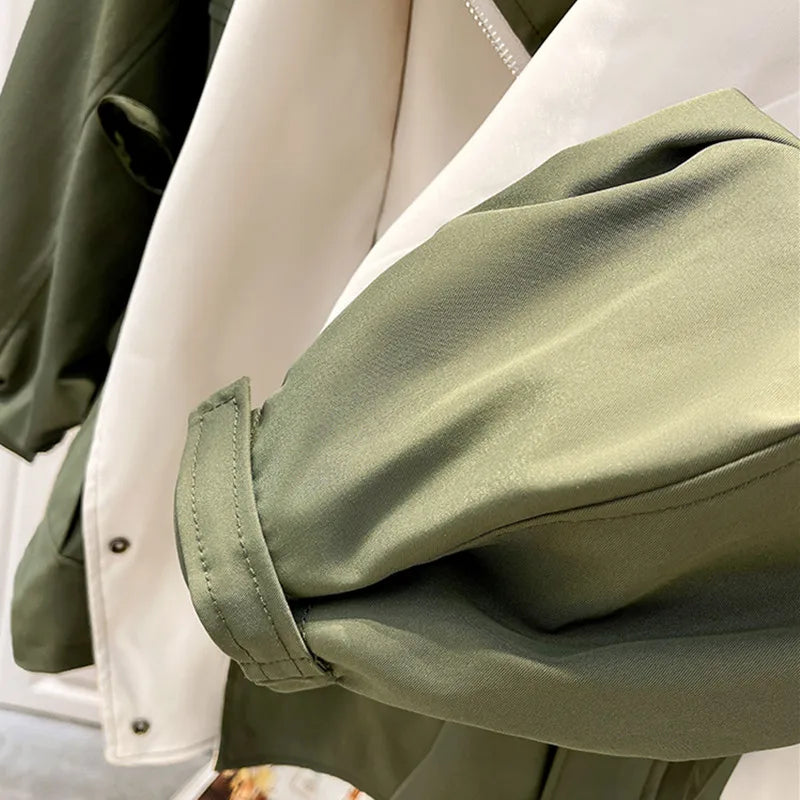 Damenjacke ist wasserabweisend und winddicht Versiegelung leicht warm elegante Passform