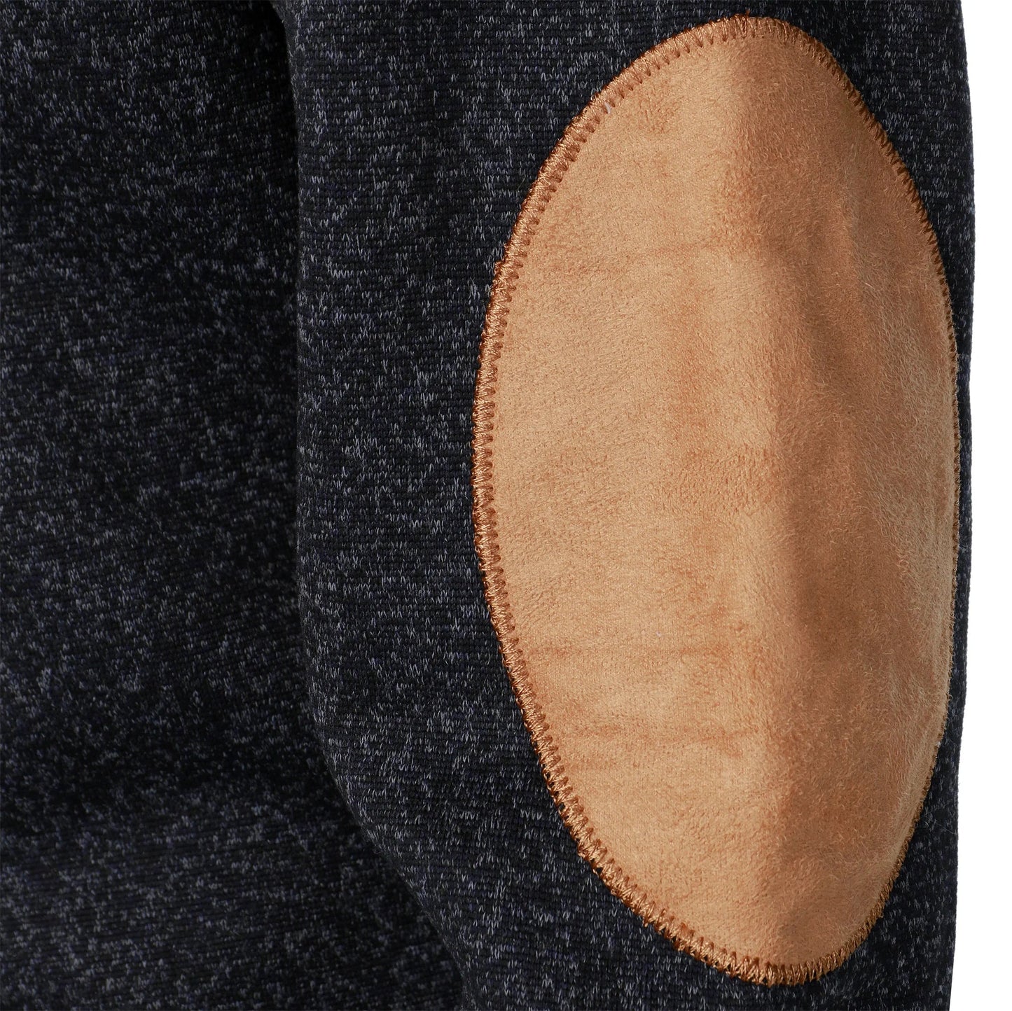 Herren Strickpullover Stehkragen Knopfleiste Langarm bequem elegant