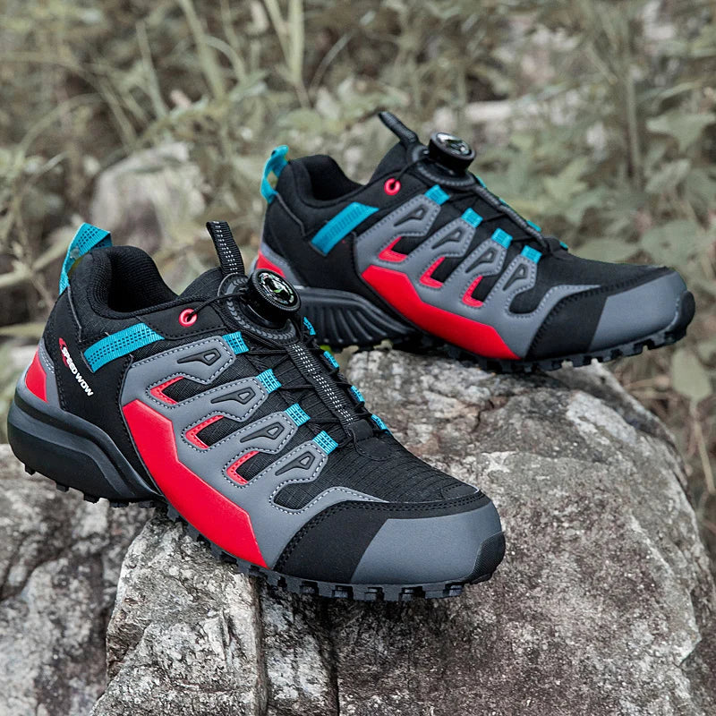 Herren Wanderschuhe Wildleder Leder, Trekking Schuhe, rutschfest, strapazierfähig, Outdoor, Jagd, Tactical