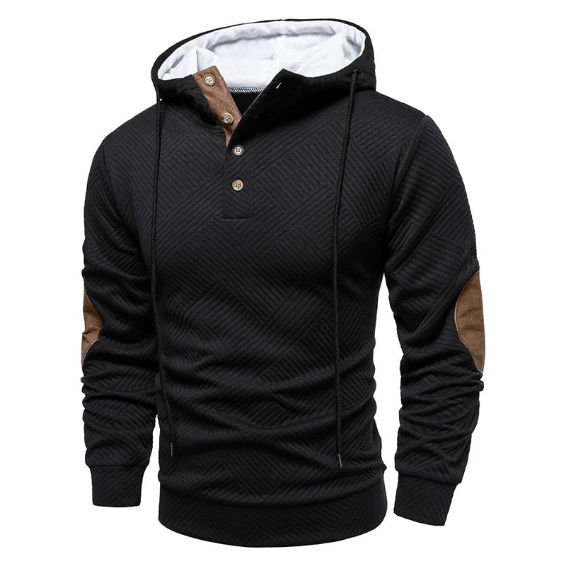 Herrenpullover Kapuzenleiste bequeme warme moderne Passform