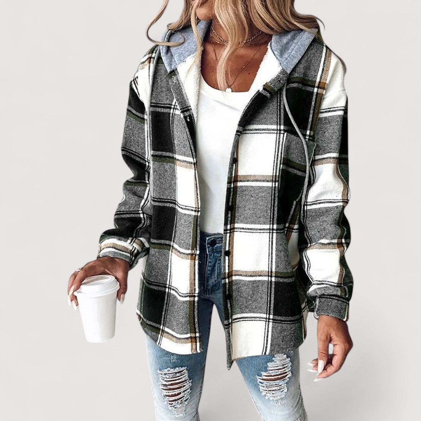Damen Winterjacke Warm Winddicht Regular Fit Leicht Tailliert Übergangs- &amp; Winterjacke Elegant