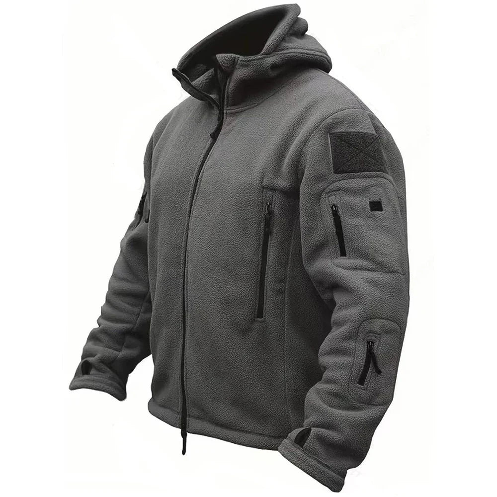 Damen Kapuzenjacke Reißverschluss, mehrere Taschen, strukturierte Passform, bequem