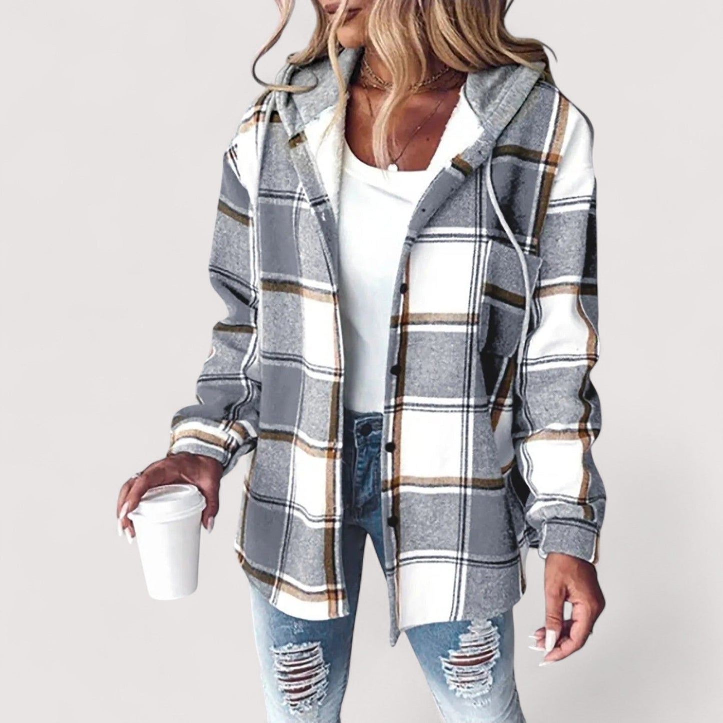 Damen Winterjacke Warm Winddicht Regular Fit Leicht Tailliert Übergangs- &amp; Winterjacke Elegant