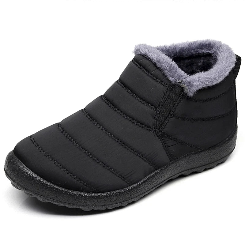 Herren Winterstiefel Slip-On wasserdicht gefüttert