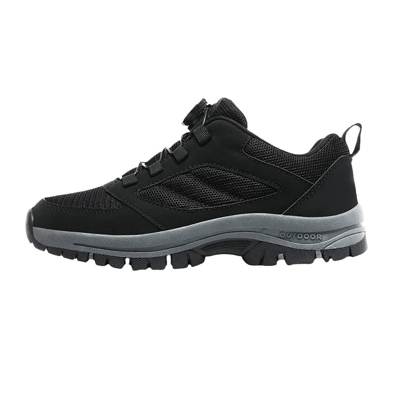 Herren Outdoor Wanderschuhe mit Drehverschluss, rutschfest, bequeme Trekking Schuhe