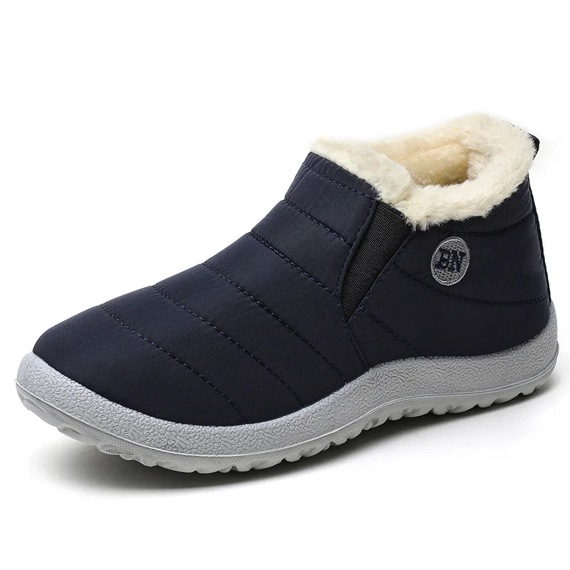Herren Winterstiefel Slip-On wasserdicht gefüttert
