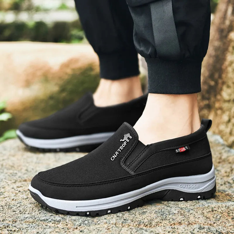 Damen Komfortschuhe Slip On Rutschfest Bequem Alltag Unterstützung