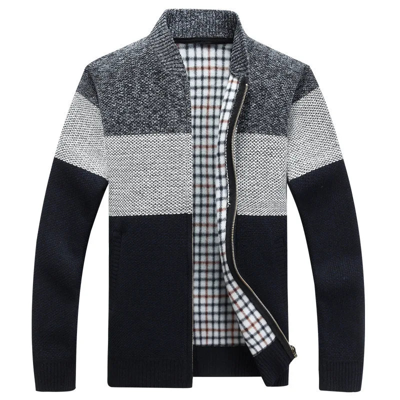 Herren Strickweste Regular Fit Strick Warm Atmungsaktiv V-Ausschnitt Casual Business Herbst Winter