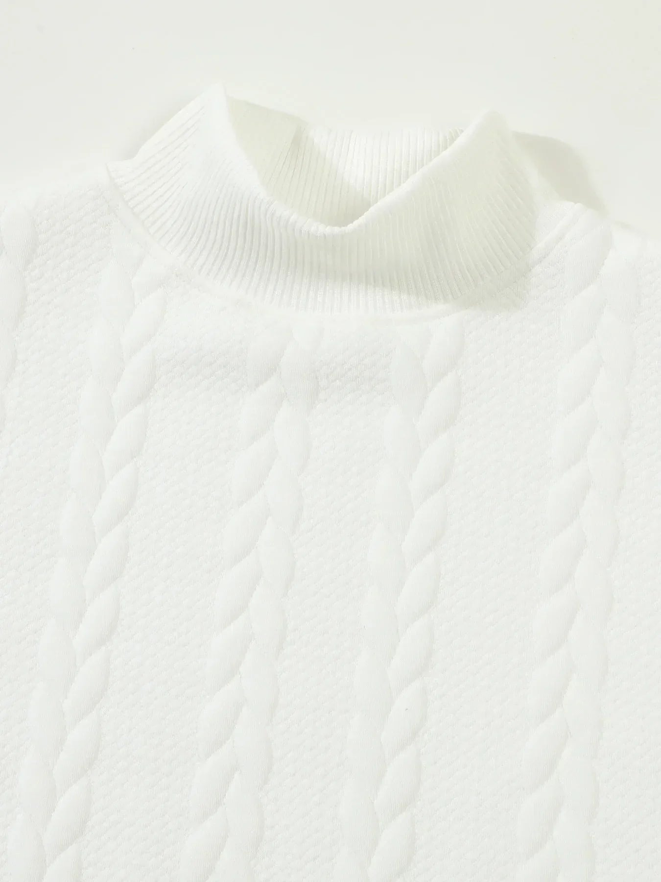 Herren Strickpullover Rollkragenpullover strukturierte Langarm bequem warm atmungsaktiv