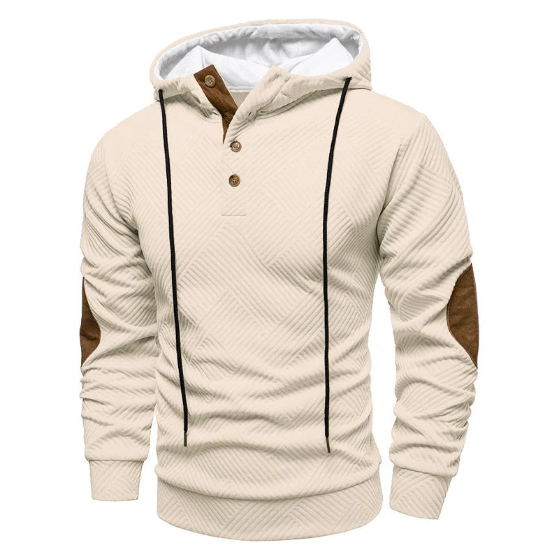 Herrenpullover Kapuzenleiste bequeme warme moderne Passform