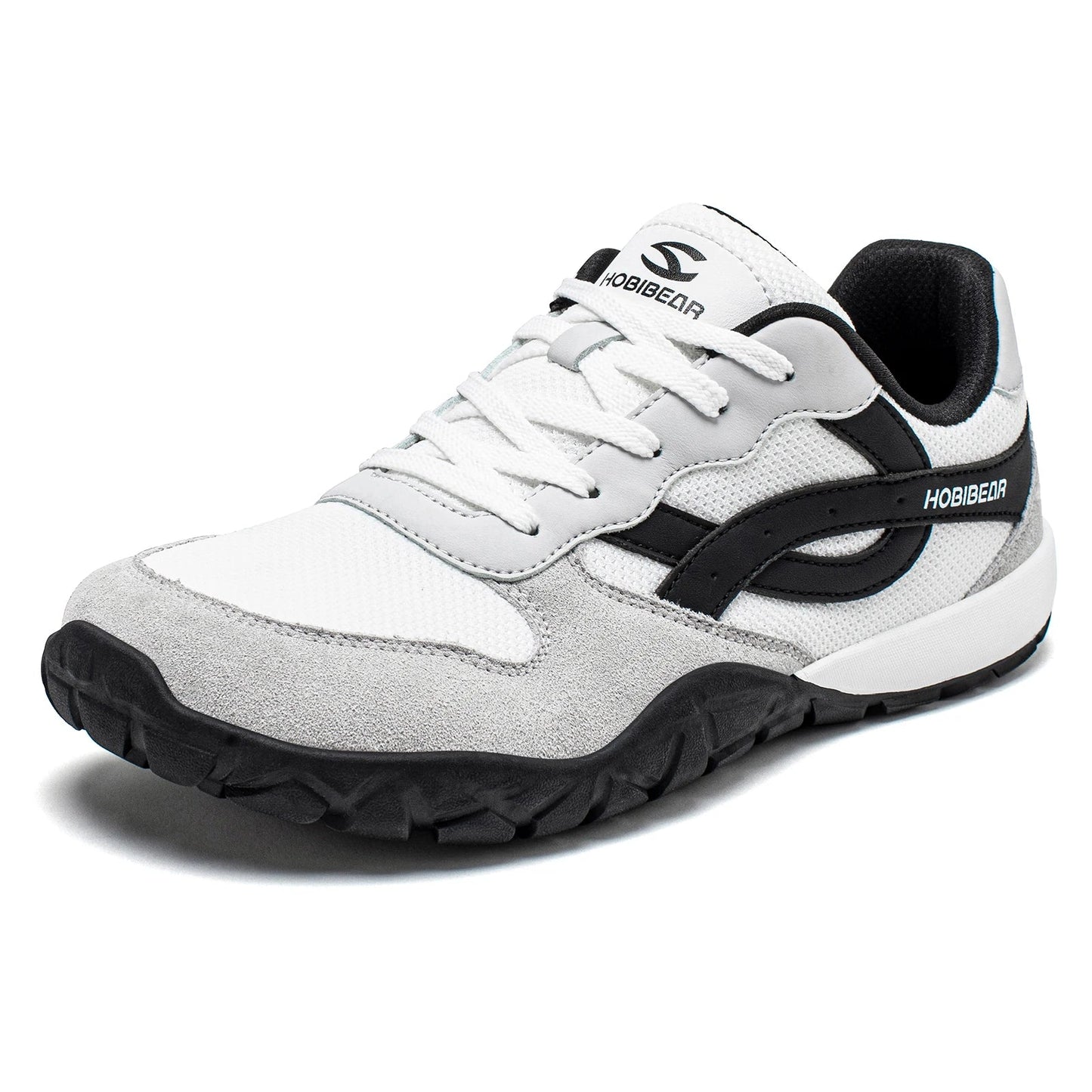 Damen Sneaker Weiß Bordeaux Freizeitschuhe mit Profilsohle und Schnürung