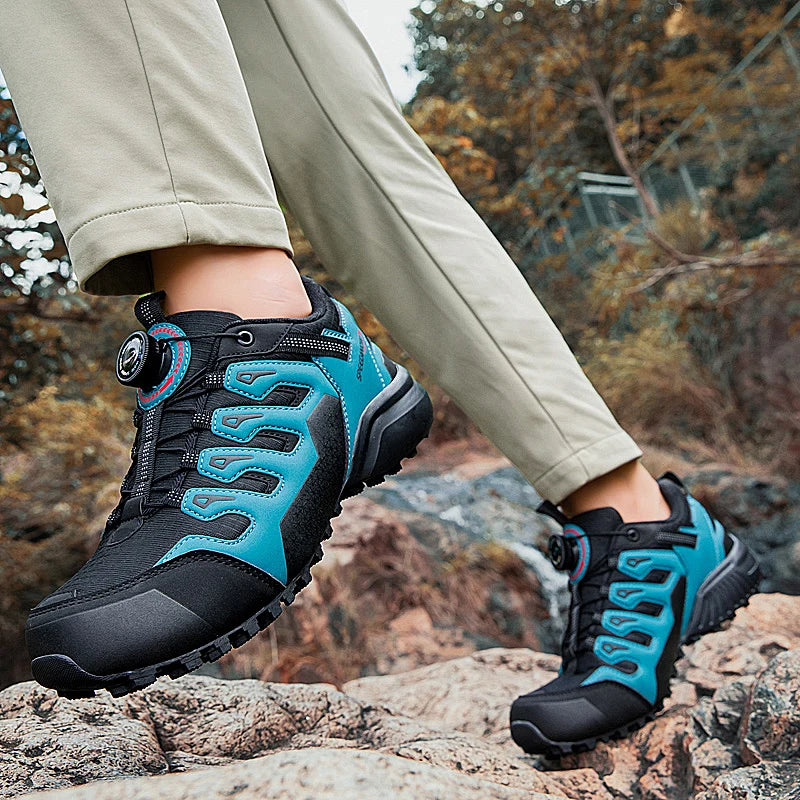 Herren Wanderschuhe Wildleder Leder, Trekking Schuhe, rutschfest, strapazierfähig, Outdoor, Jagd, Tactical