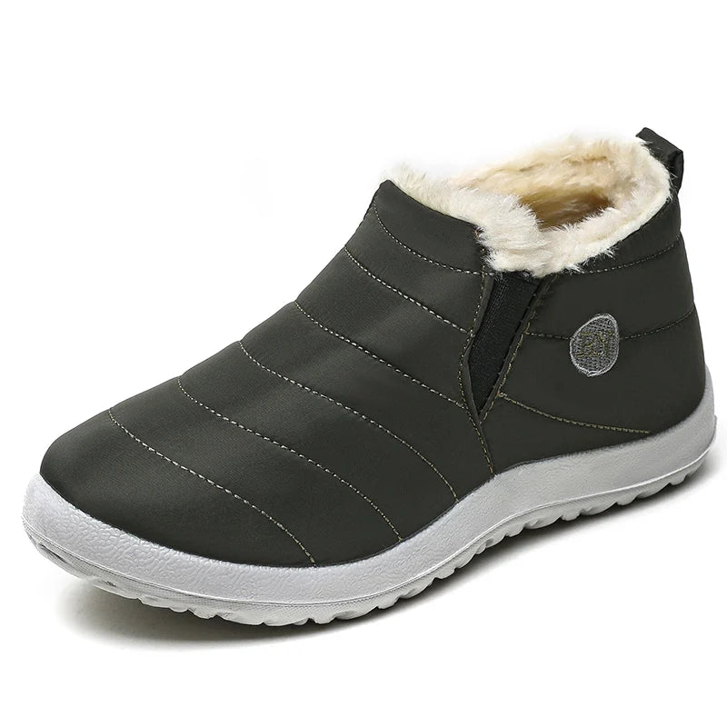 Herren Winterstiefel Slip-On wasserdicht gefüttert