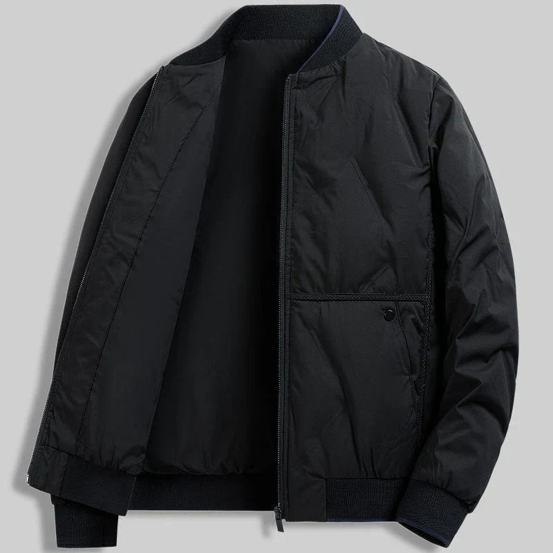Herren Steppjacke Regular Fit Leicht Übergang Warm Casual Business Elegant Alltag Vielseitig