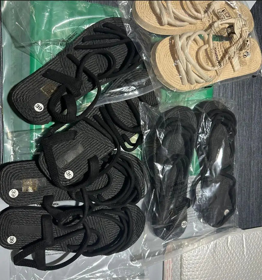 Damen Freizeitsandalen Flach mit weicher EVA-Sohle, Leichtgewichtige Sommerschuhe für Alltag und Freizeit
