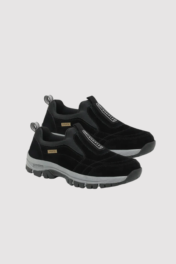 Herren Komfort Schuhe orthopädisch breit rutschfest elastisch Slip-On gepolstert Alltag Schuhe