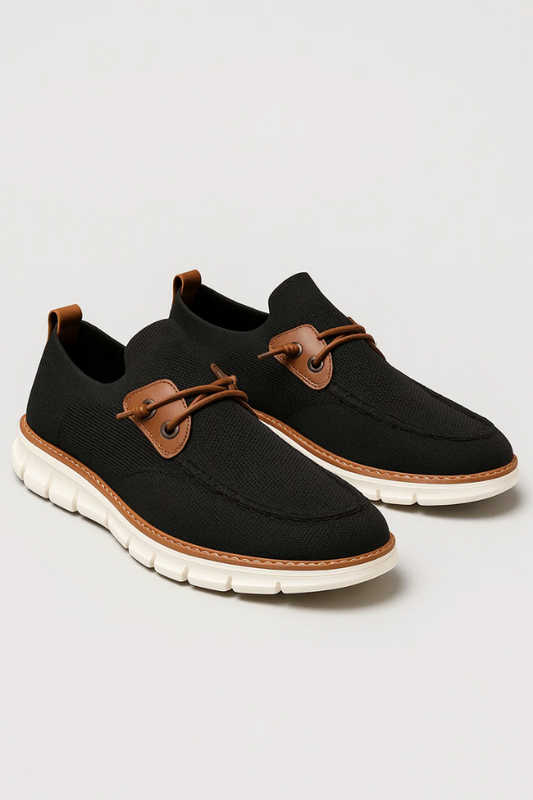 Herren Sneaker Slip-On leicht atmungsaktiv rutschfest flexible Sohle Alltag Büro Freizeit Schuhe