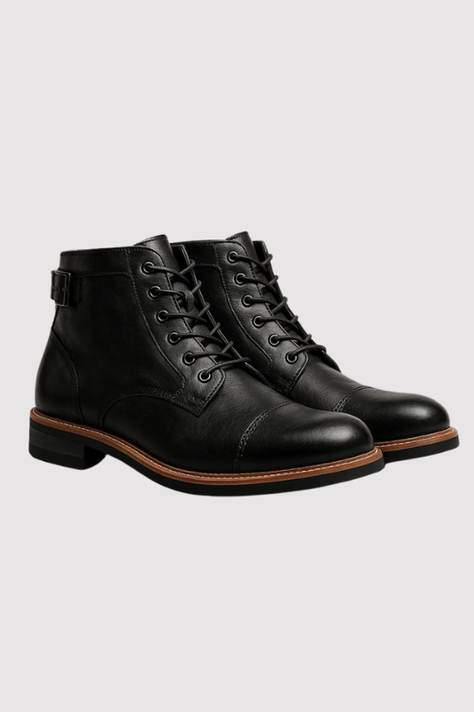 Herren Freizeitschuhe Schnürschuhe klassisch strukturiert robuste Sohle Alltag