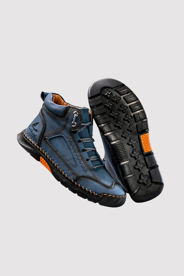 Herren Schuhe Leder wasserdicht atmungsaktiv rutschfest gepolstert leicht elegant Alltag
