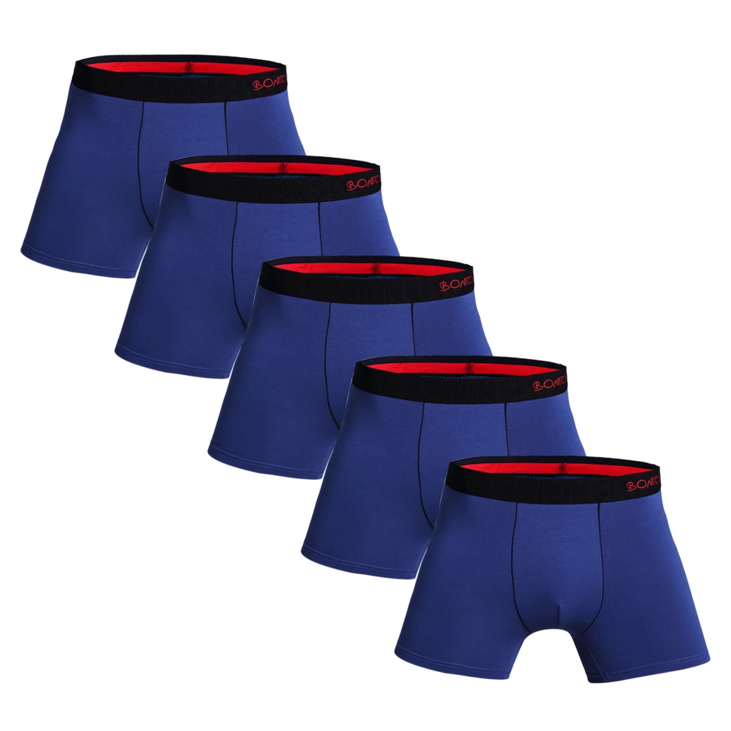 Herren Boxer Shorts 5er Pack Baumwolle Unterwäsche mit elastischem Bund