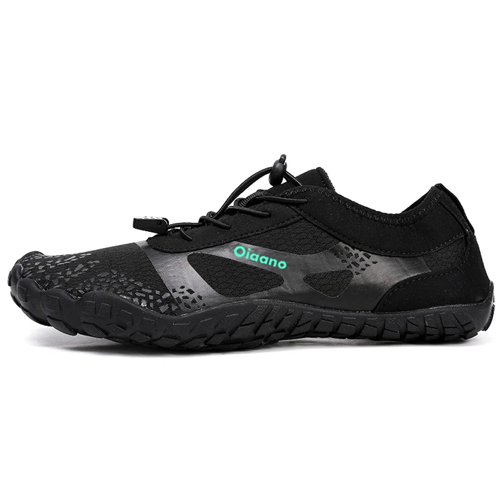 Wasserschuhe Schwarz rutschfest schnelltrocknend Barfußschuhe Outdoor Aquaschuhe