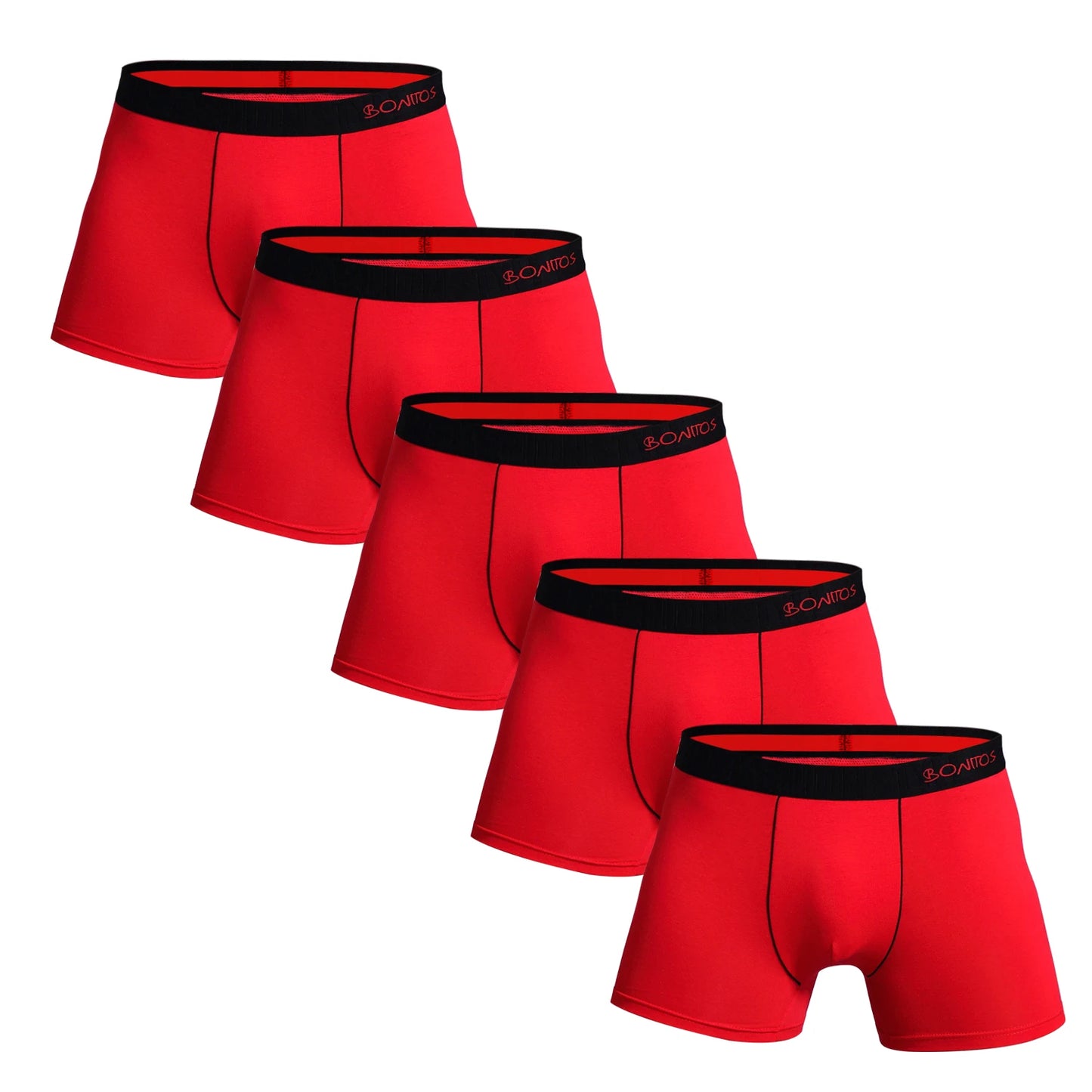 Herren Boxer Shorts 5er Pack Baumwolle Unterwäsche mit elastischem Bund