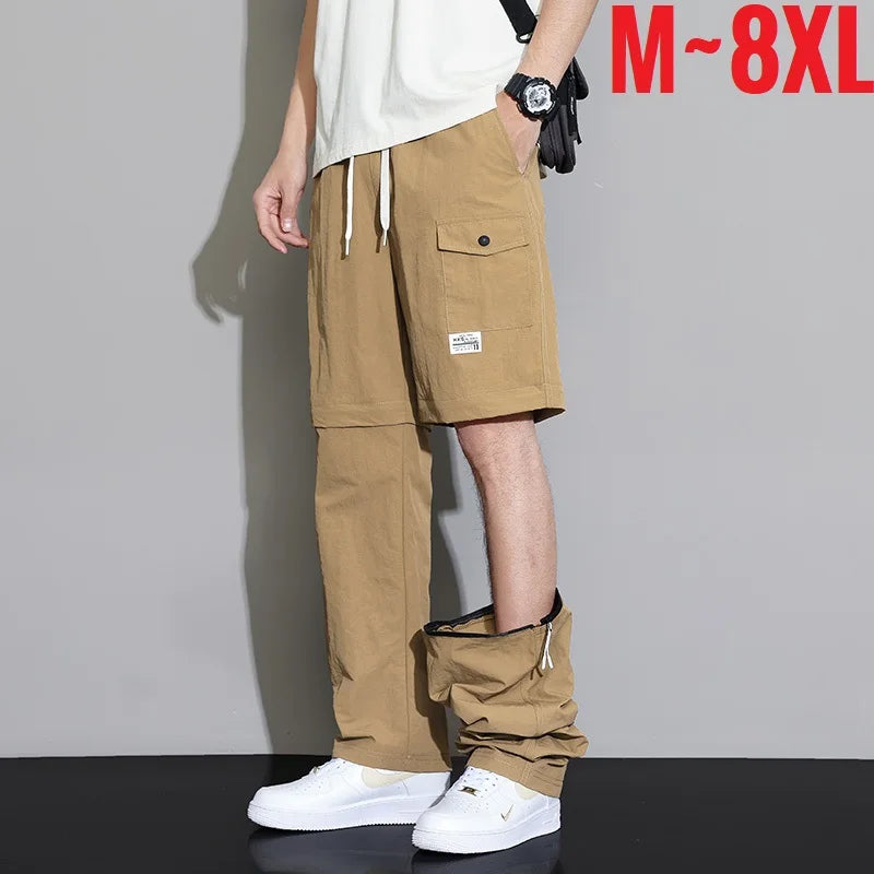 Herren Sommerhose mit Kordelzug leichte Wollstoff Freizeithose Reisehose