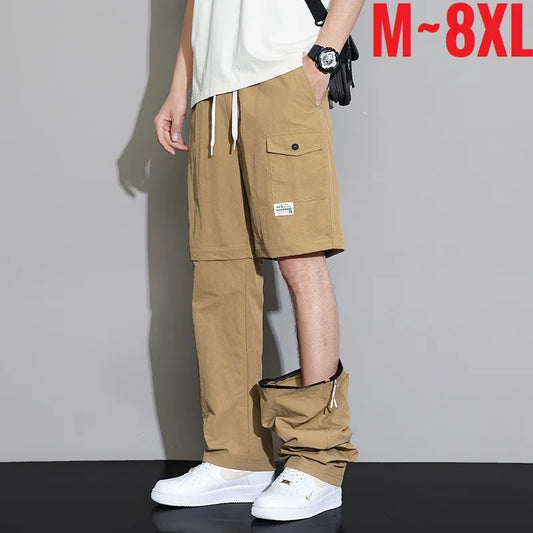 Herren Sommerhose mit Kordelzug leichte Wollstoff Freizeithose Reisehose