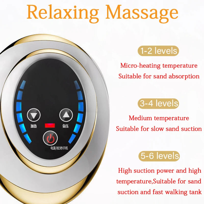 Elektrisches Körpermassagegerät mit Gua-Sha, Vakuum-Cupping und Wärmefunktion, Massagegerät für zu Hause