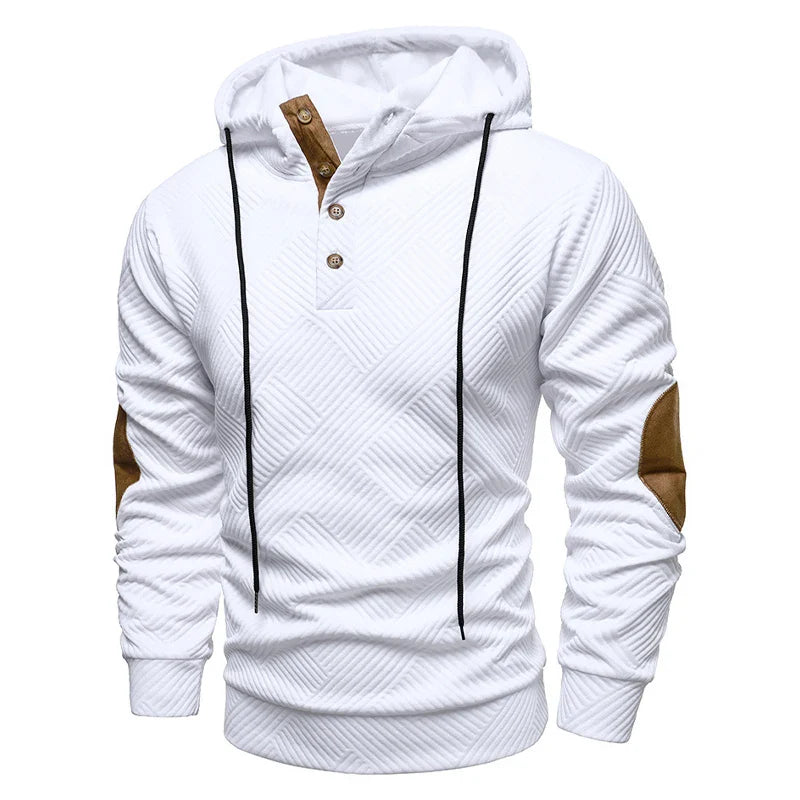 Herrenpullover Kapuzenleiste bequeme warme moderne Passform