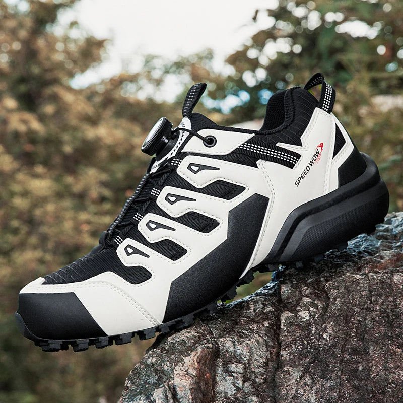 Herren Wanderschuhe Wildleder Leder, Trekking Schuhe, rutschfest, strapazierfähig, Outdoor, Jagd, Tactical