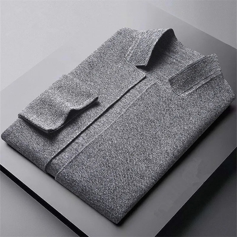 Herren Strickjacke Regular Fit Leicht Atmungsaktiv Modern Vielseitig Alltag Freizeit