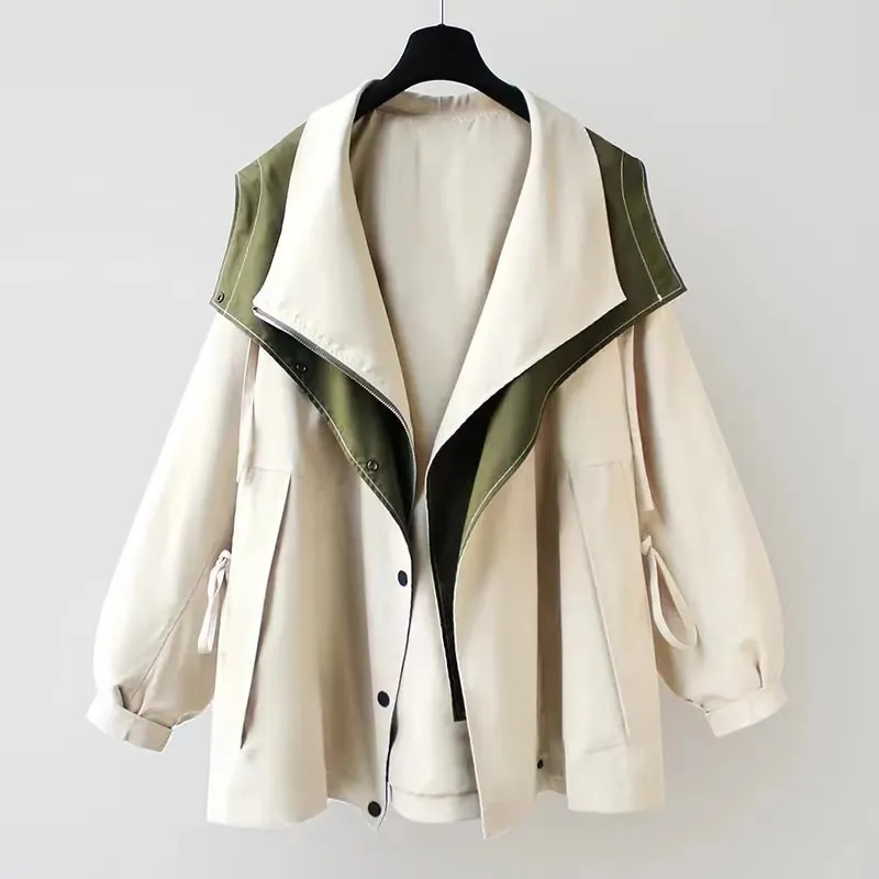 Damenjacke ist wasserabweisend und winddicht Versiegelung leicht warm elegante Passform