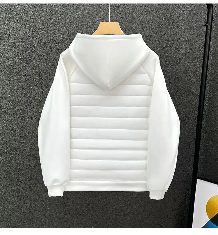 Herren Jacke Regular Fit Baumwolle Gepolstert Leicht Warm Atmungsaktiv Alltag Business Casual Übergang