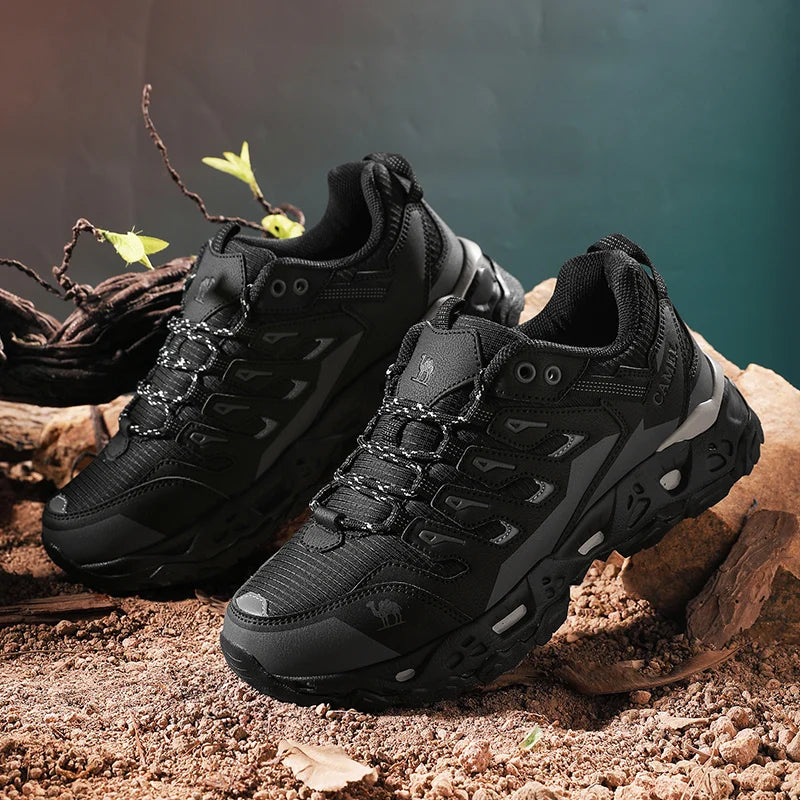 Bergige Weiß Grau rutschfest Outdoor Wanderschuhe mit profilierter Sohle