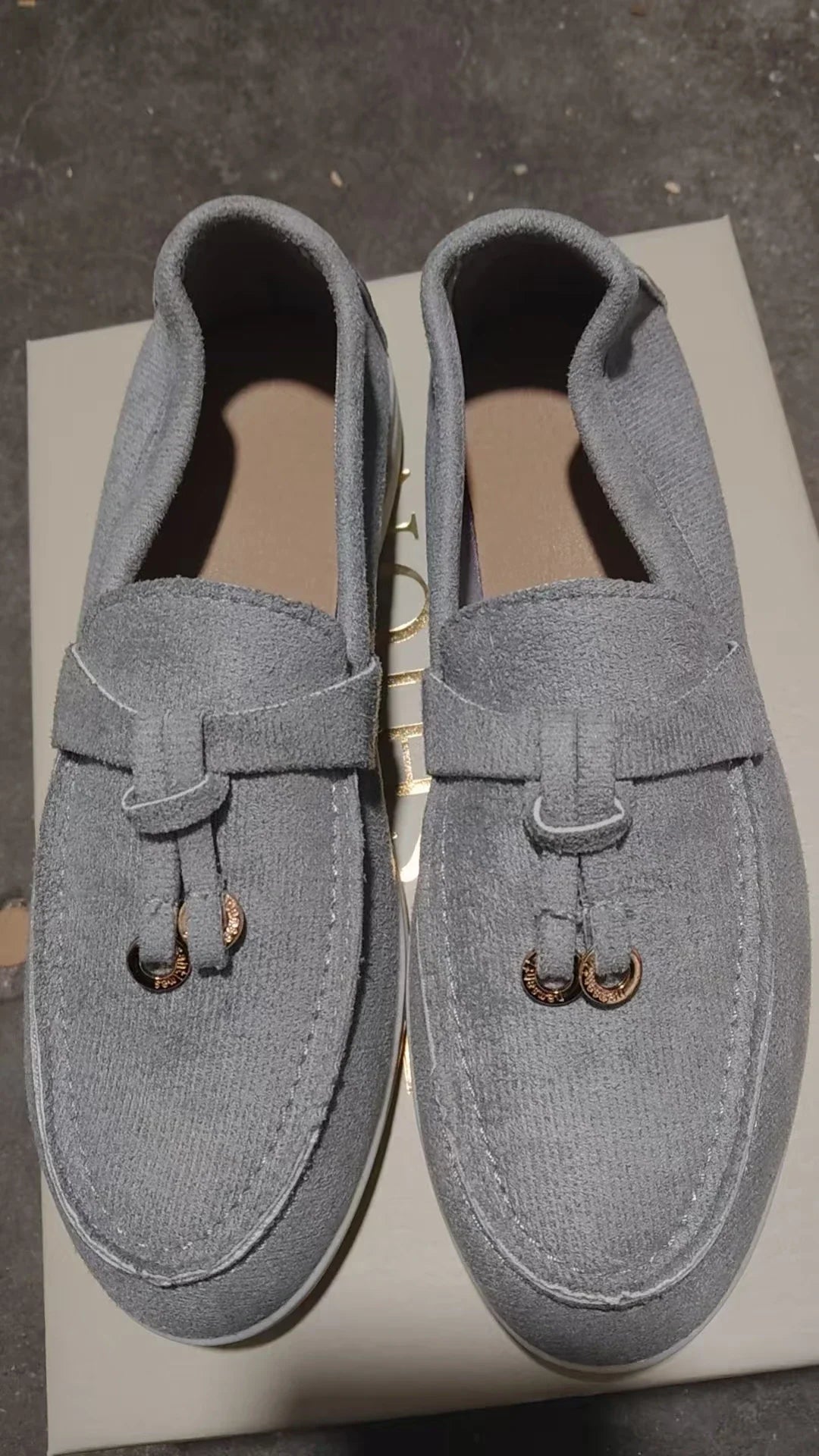Damen Slipper Retro Schwarz flache Schuhe dicke Sohle bequeme Freizeitschuhe Slip-On