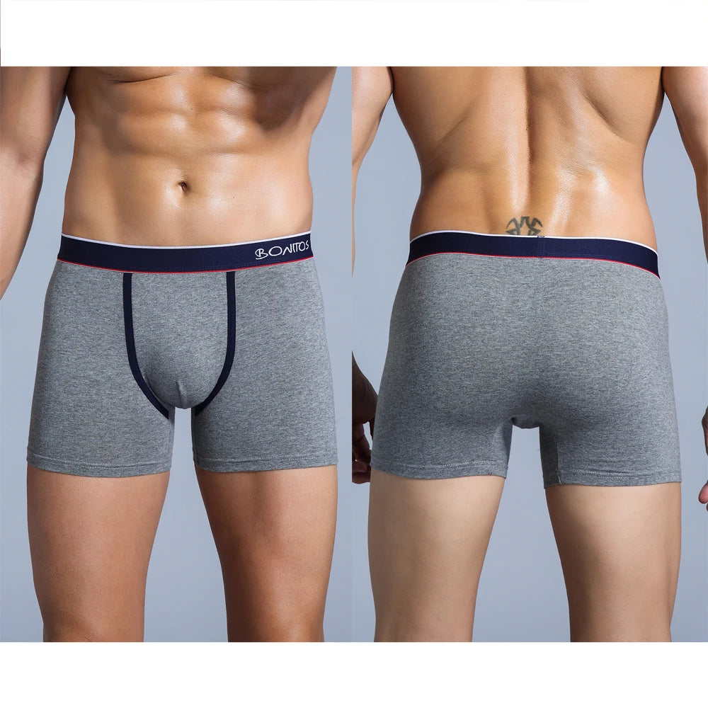 Herren Boxer Shorts 4er Pack Baumwolle Unterwäsche weiche Boxershorts