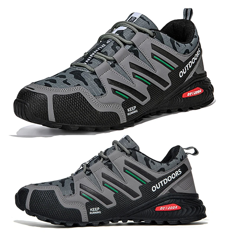 Herren-Wanderschuhe, wasserdicht, All-Terrain-Outdoor-Sneaker, rutschfest, für Trekking, Camping, taktisches Training, Radfahren im Freien