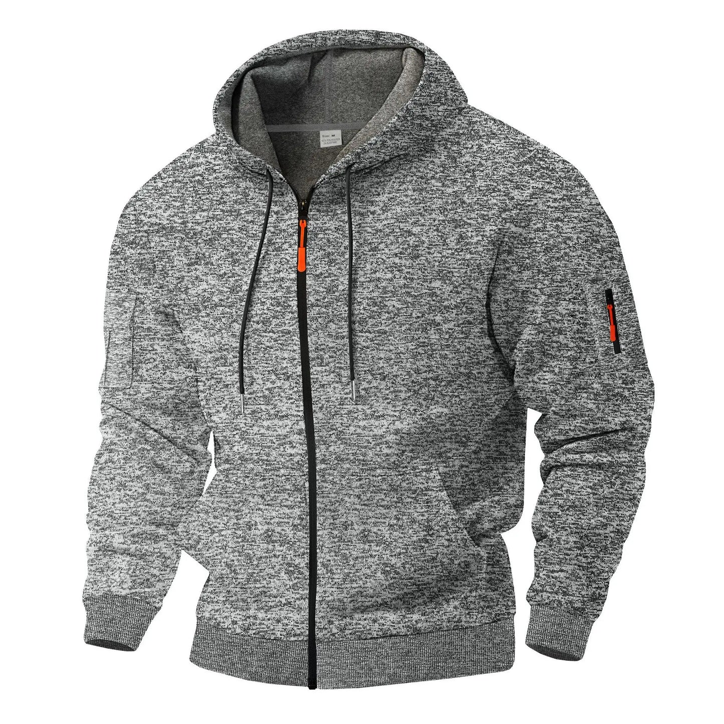 Herren Fleecejacke Reißverschluss warme weiche bequeme normale Passform