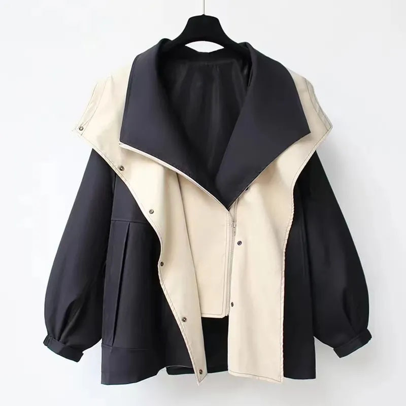 Damenjacke ist wasserabweisend und winddicht Versiegelung leicht warm elegante Passform